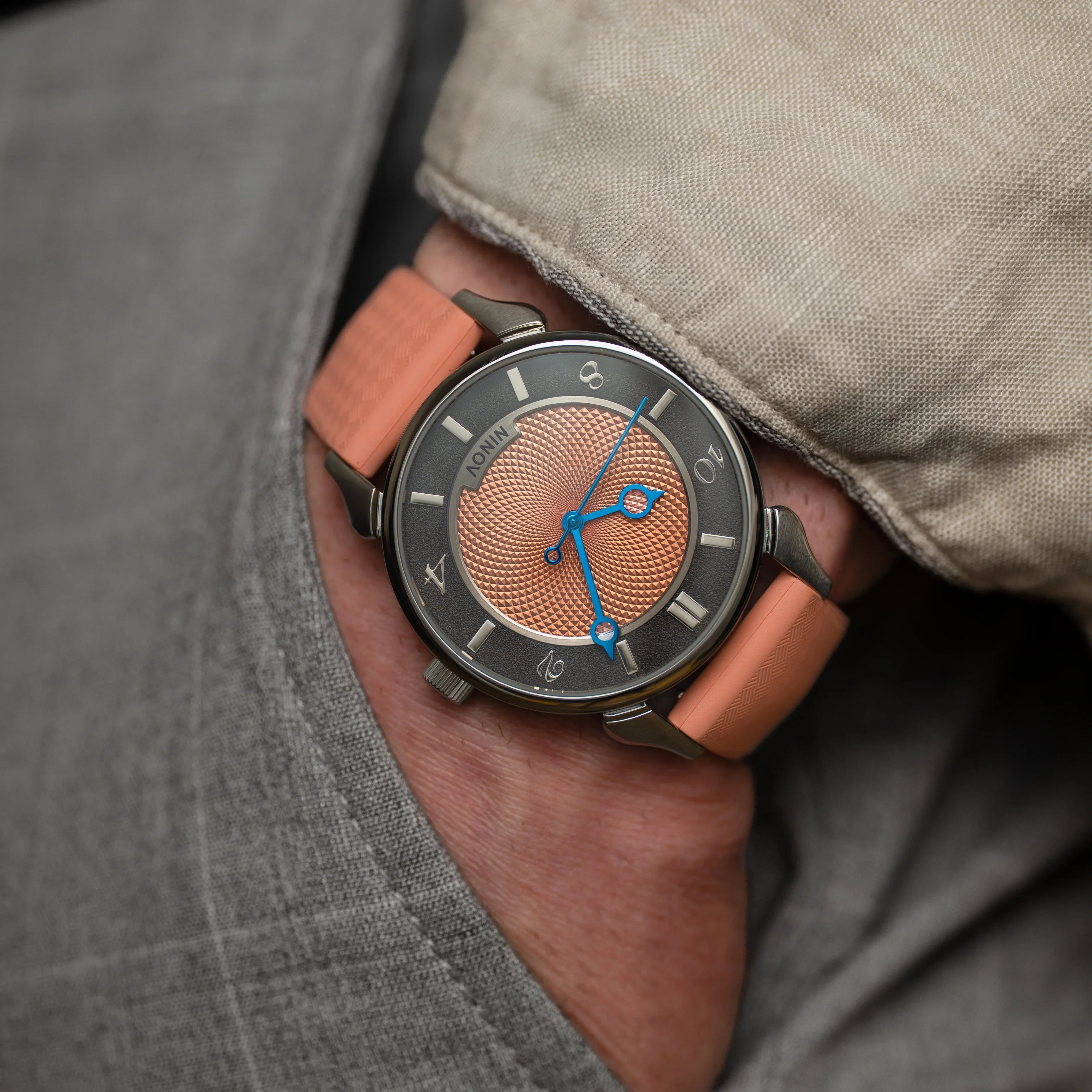Ninov NV01 "Rose Engine" Guilloché Dial