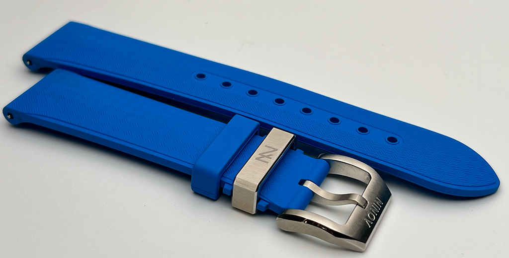Blue Rubber Strap NV-RB-01